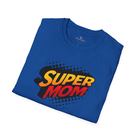 Super Mom Royal Blue T-Shirt