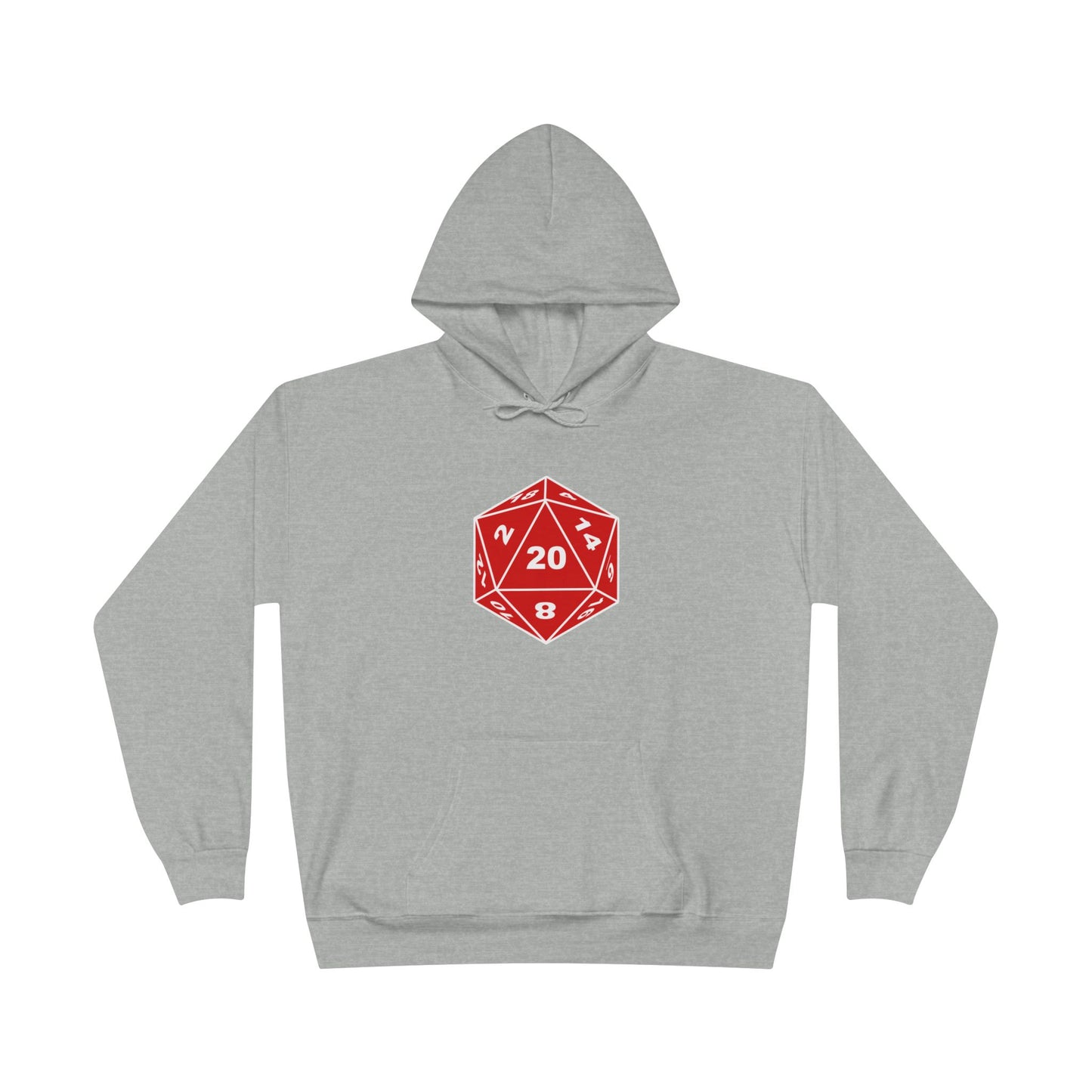D&D Dice Grey Hoodie