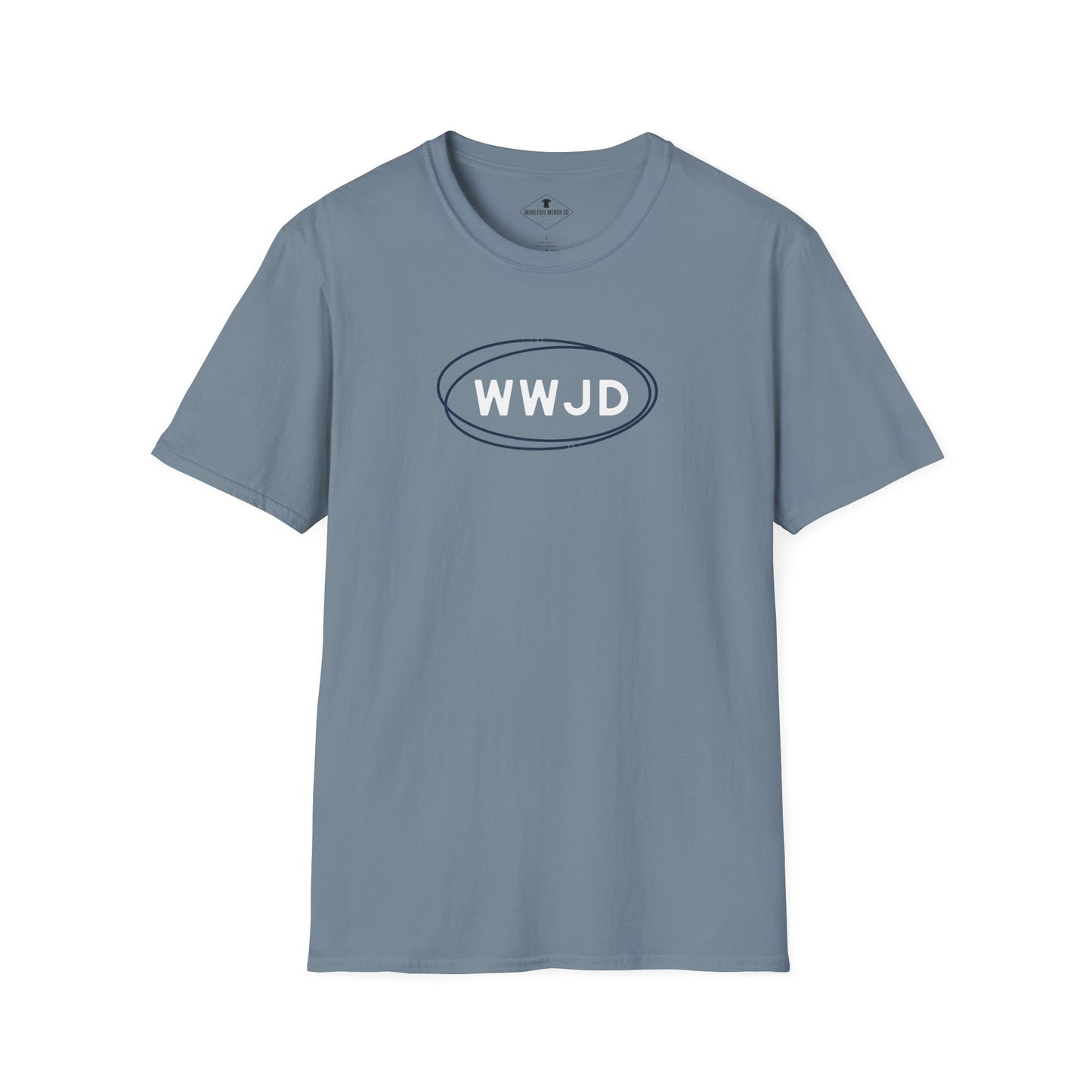 WWJD Slate Blue T-Shirt