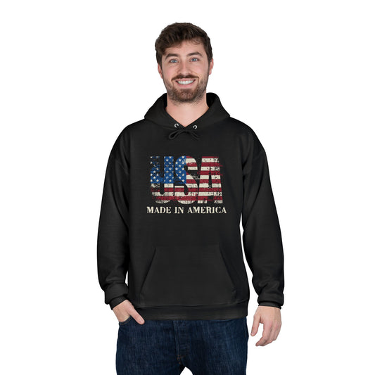 USA Made In America Black Hoodie