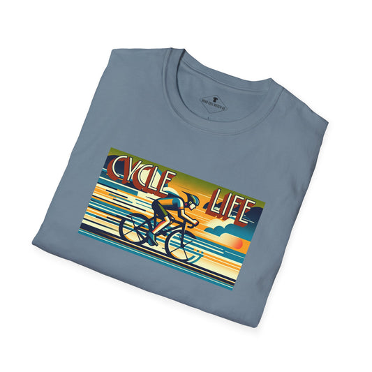 Cycle Life Slate Blue T-Shirt
