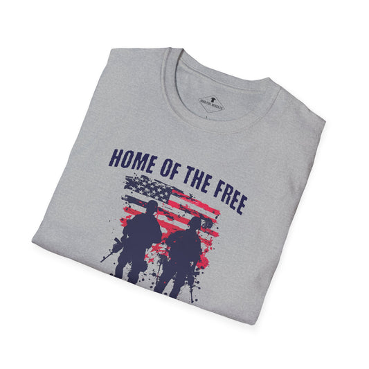Home Of The Free Grey T-Shirt