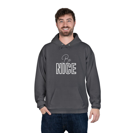 Be Nice Charcoal Hoodie