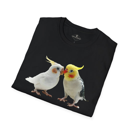 Cockatiels Black T-Shirt