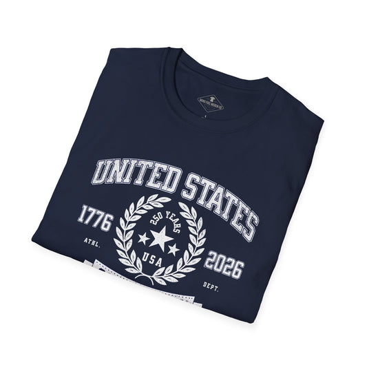 America 250 Athletic Navy Blue T-Shirt