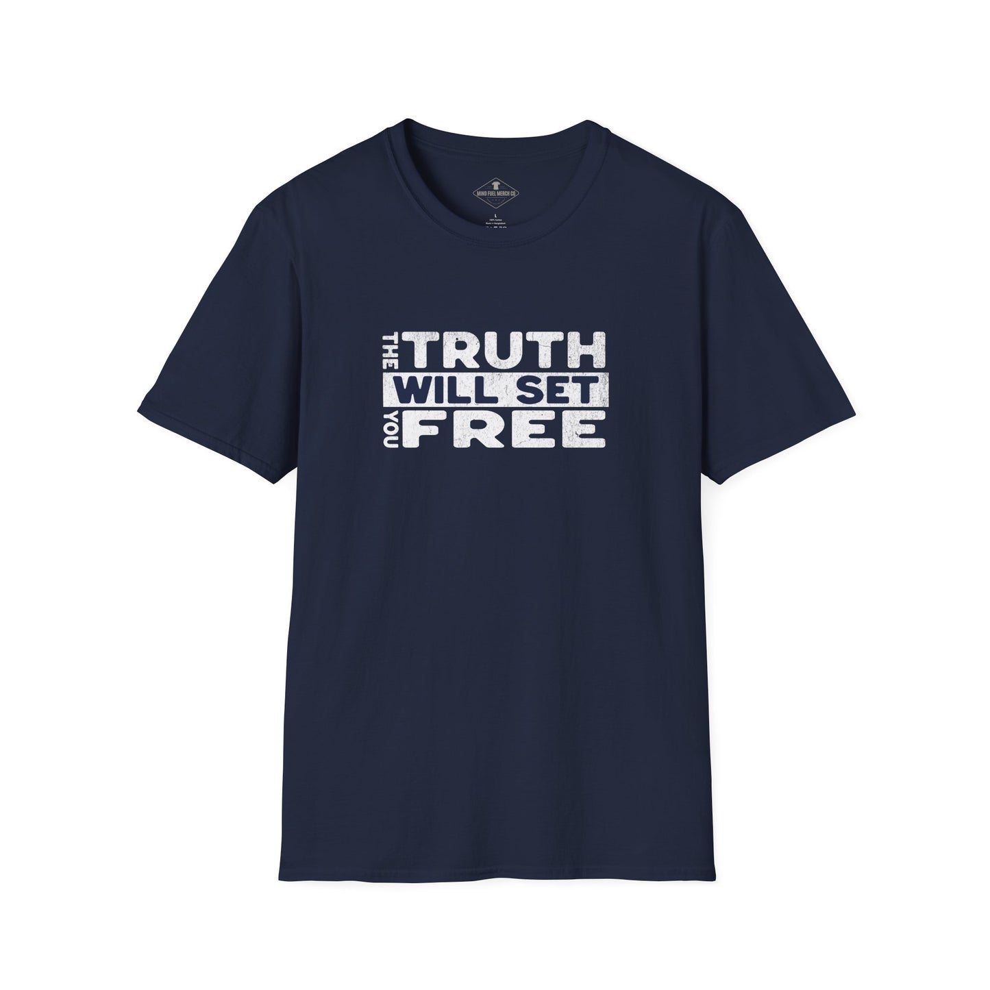 The Truth Will Set You Free Navy Blue T-Shirt
