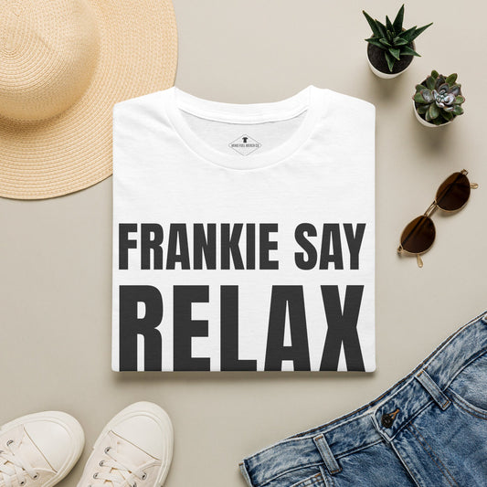 Frankie Say Relax 1980's White T-Shirt