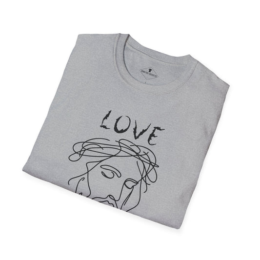 Jesus Love Faith Grey T-Shirt