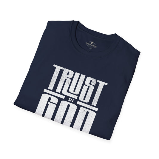 Trust In God Navy Blue T-Shirt