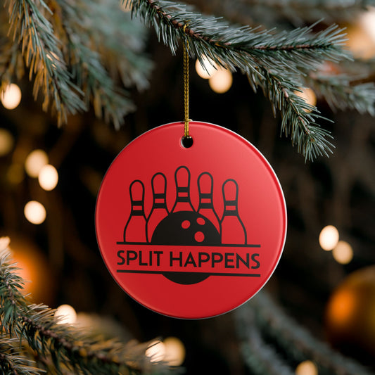 Split Happens Christmas Tree Ornament