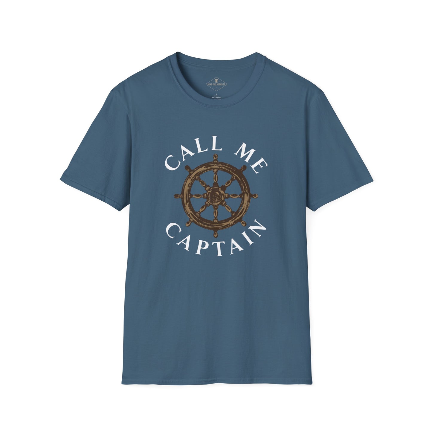 Call Me Captain Indigo Blue T-Shirt