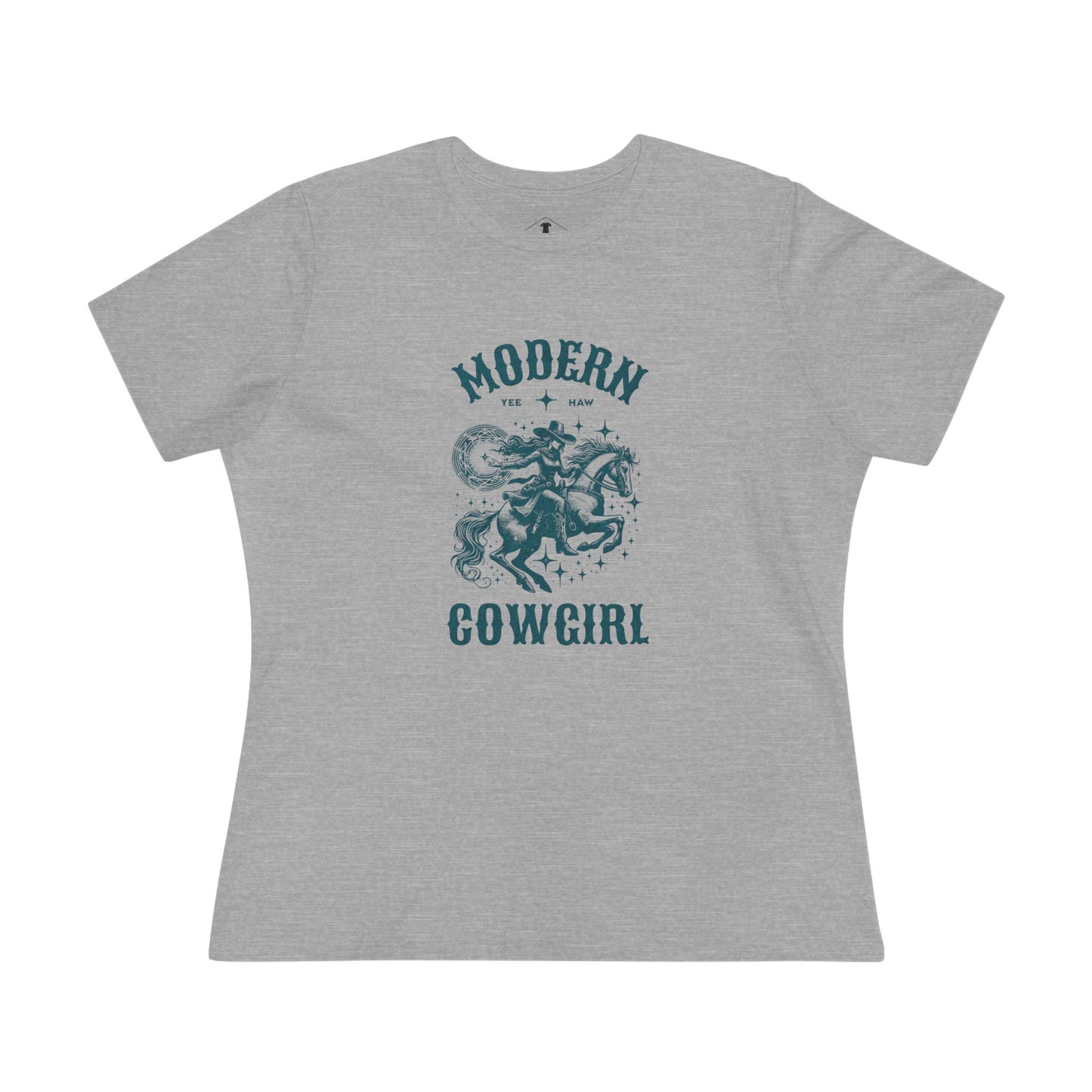 Modern Cowgirl Grey Womens T-Shirt