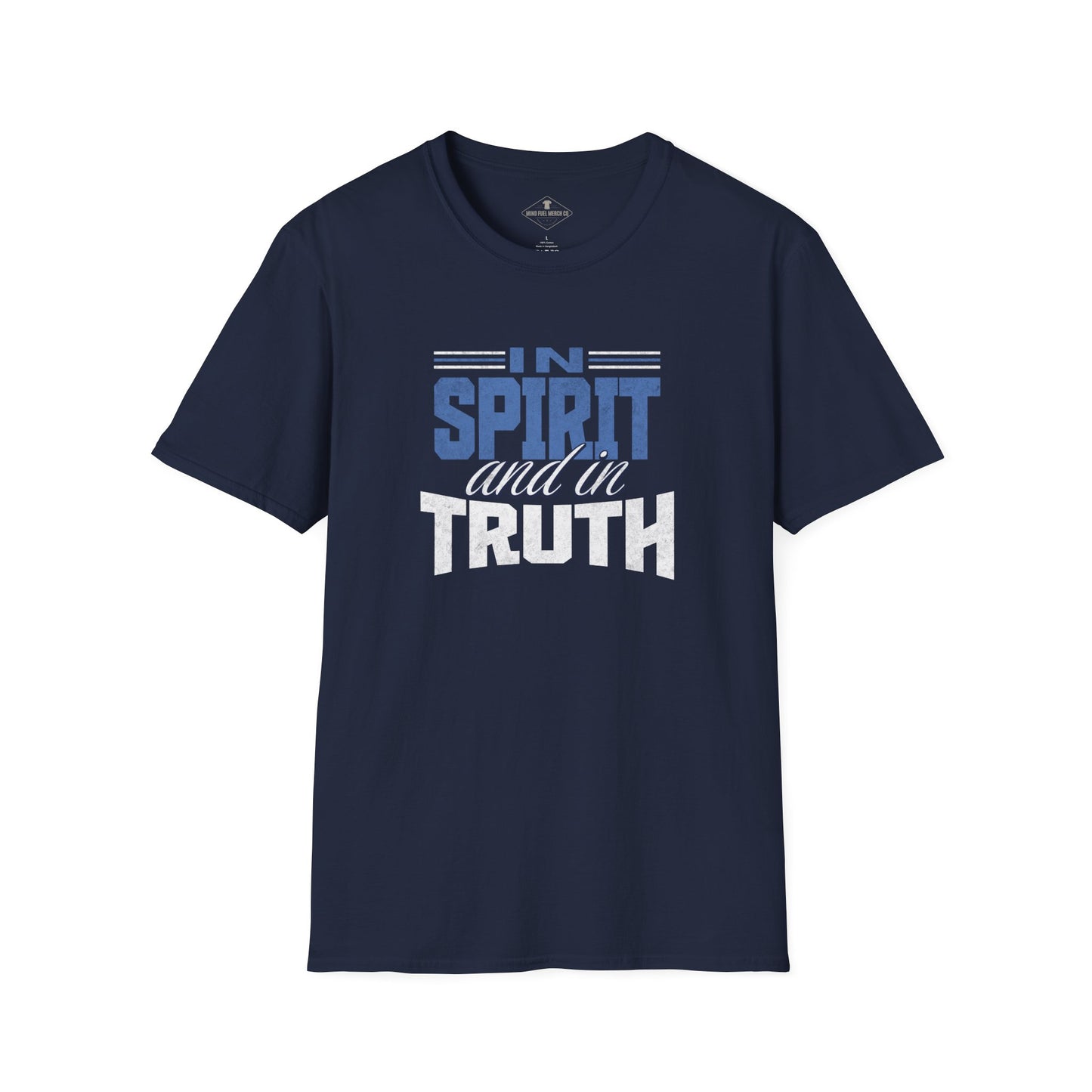 In Spirit And In Truth Navy Blue T-Shirt