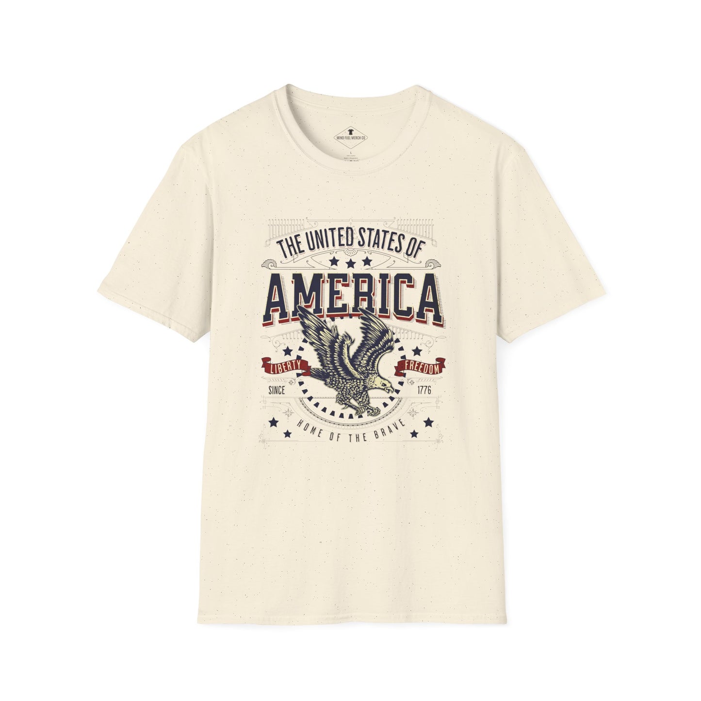 United States of America Eagle Natural T-Shirt