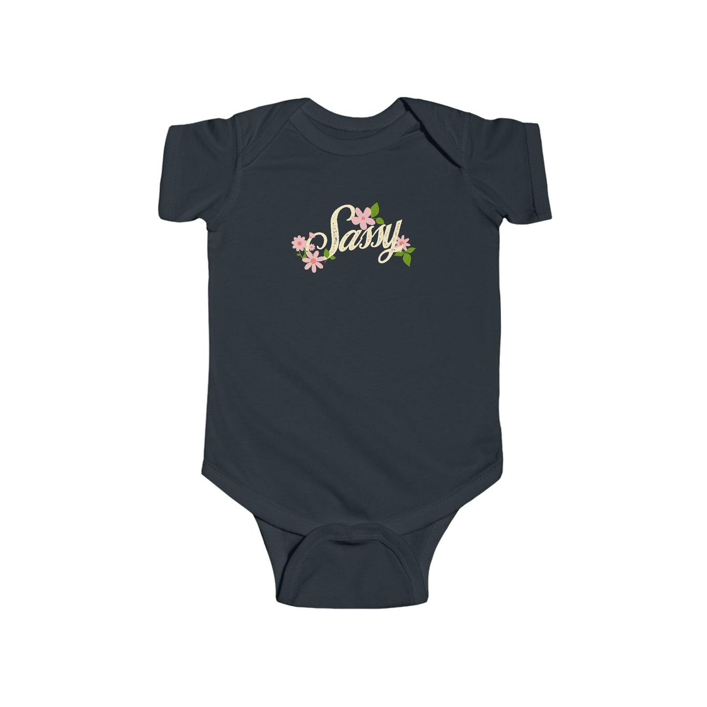 Sassy Black Baby Bodysuit