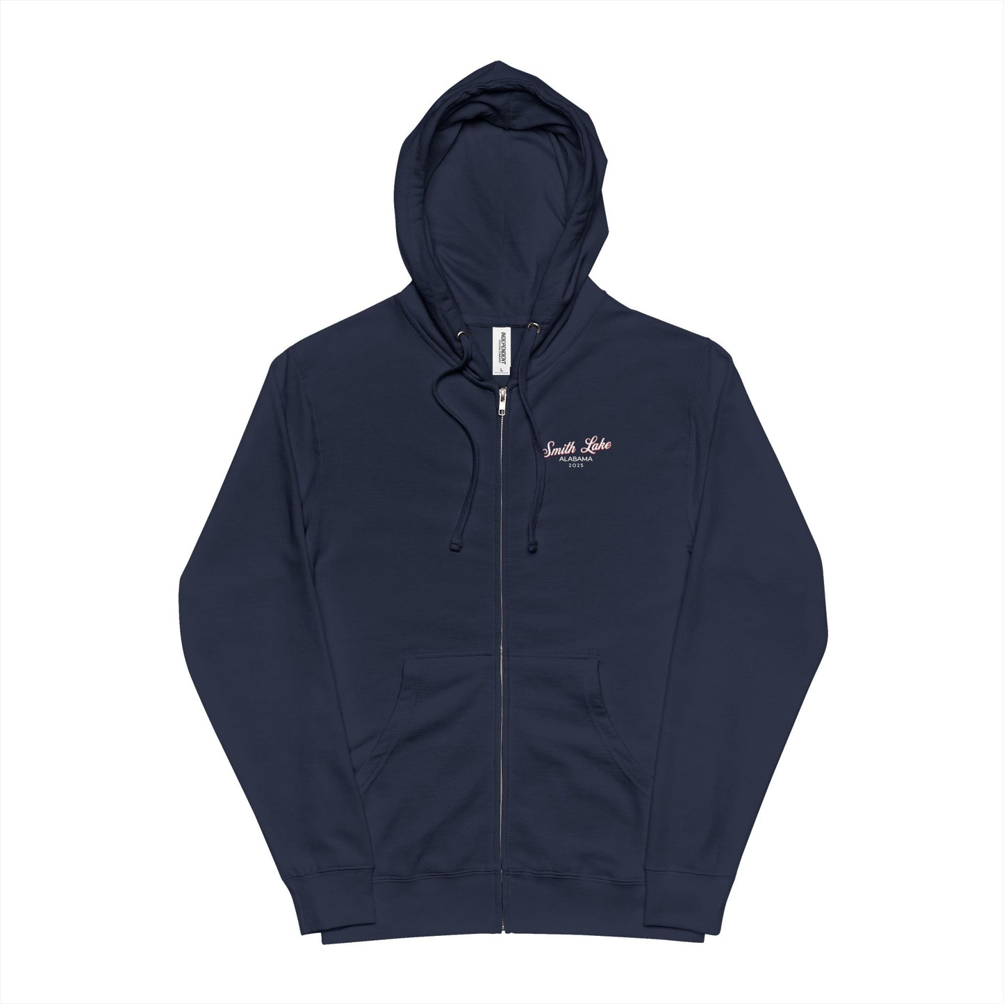 Smith Lake MLGA Tattered Flag Navy Zip Up Hoodie