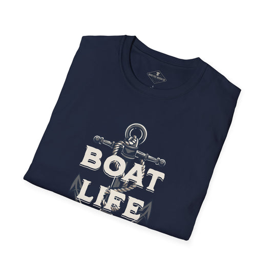 Boat Life Navy Blue T-Shirt