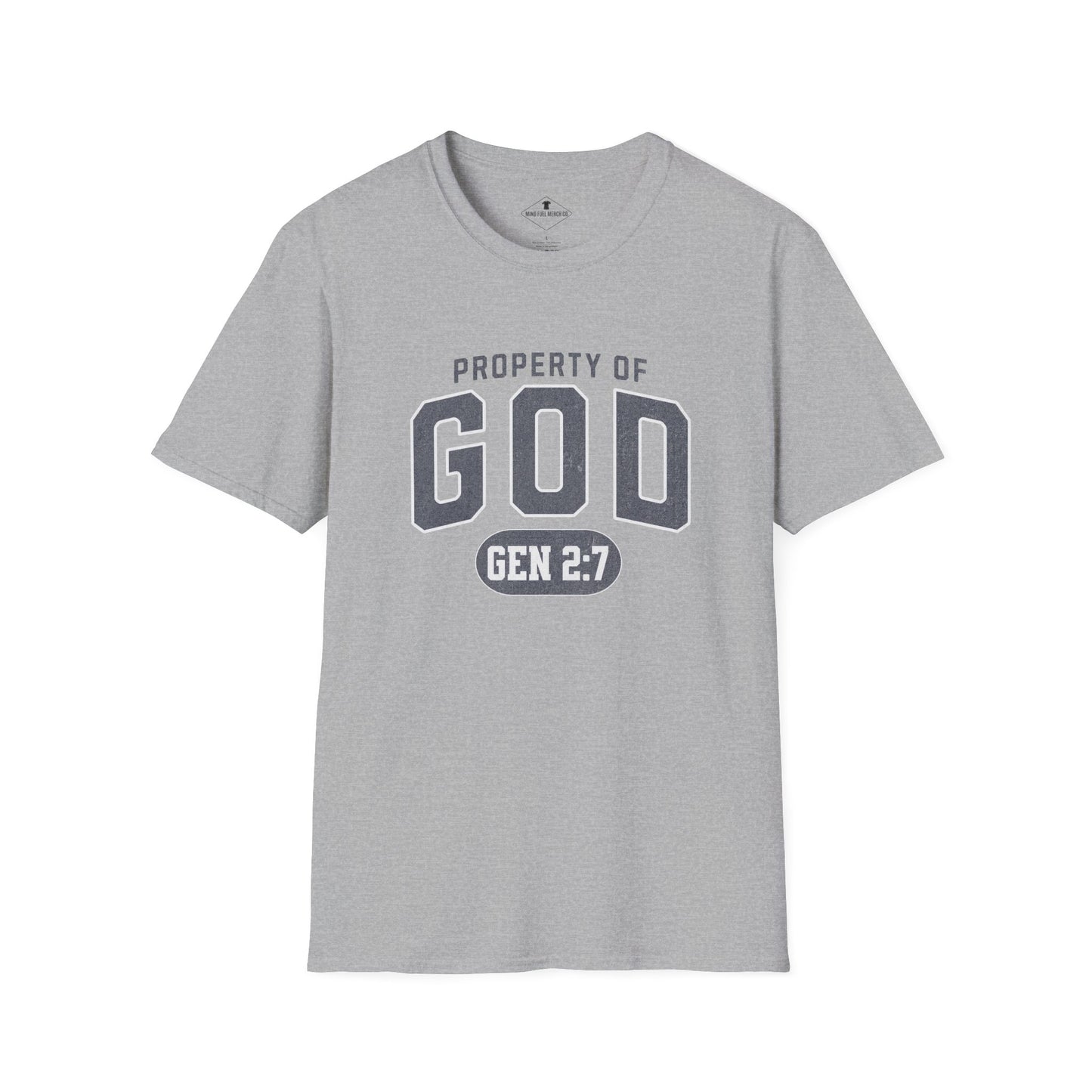 Property Of God Grey T-Shirt