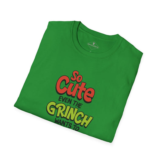 The Grinch Wants To Steal Me Kelly Green T-Shirt