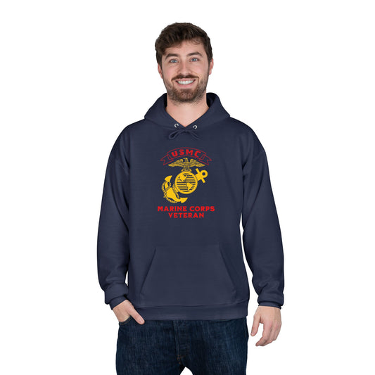 US Marine Corps Veteran Navy Blue Hoodie