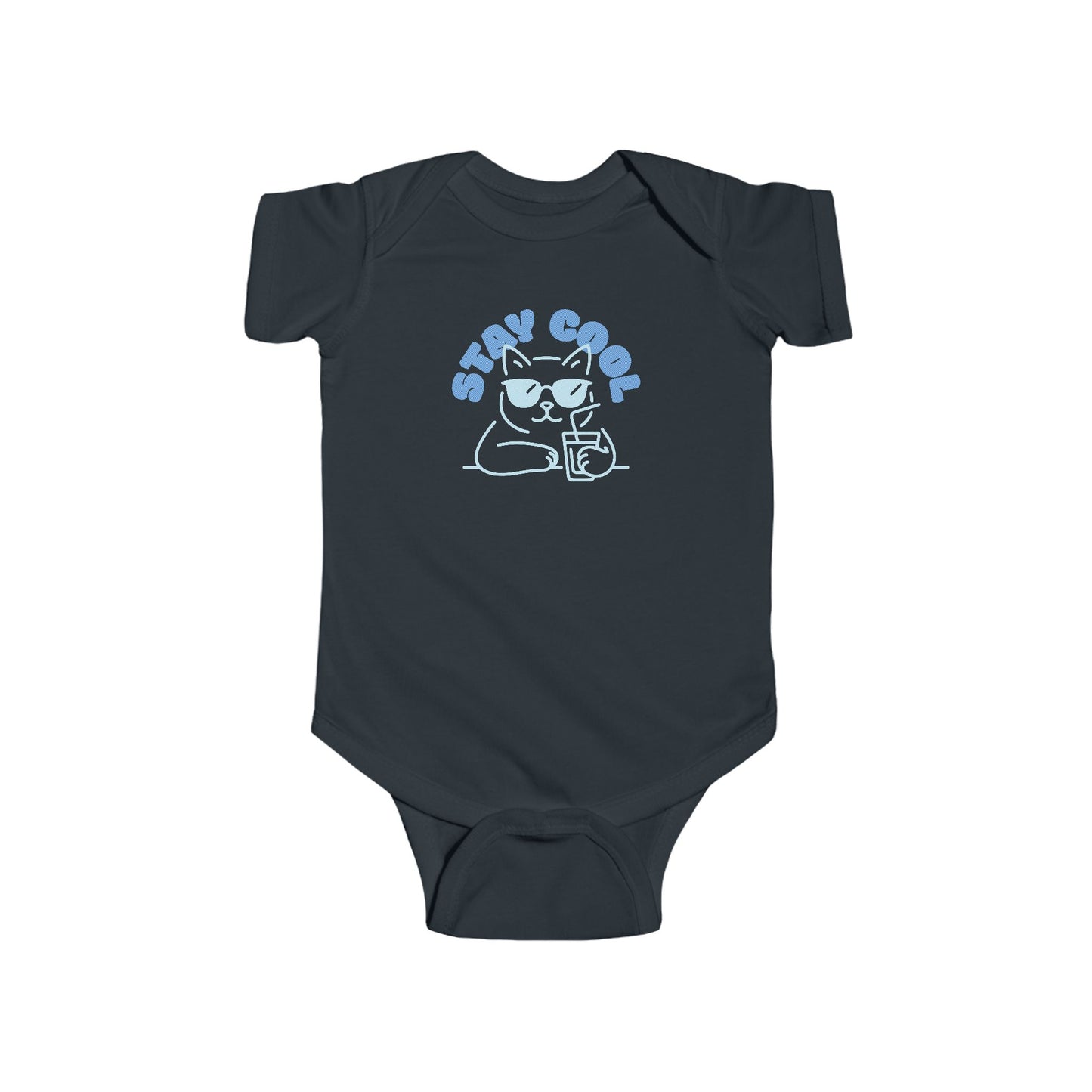 Stay Cool Black Baby Onesie
