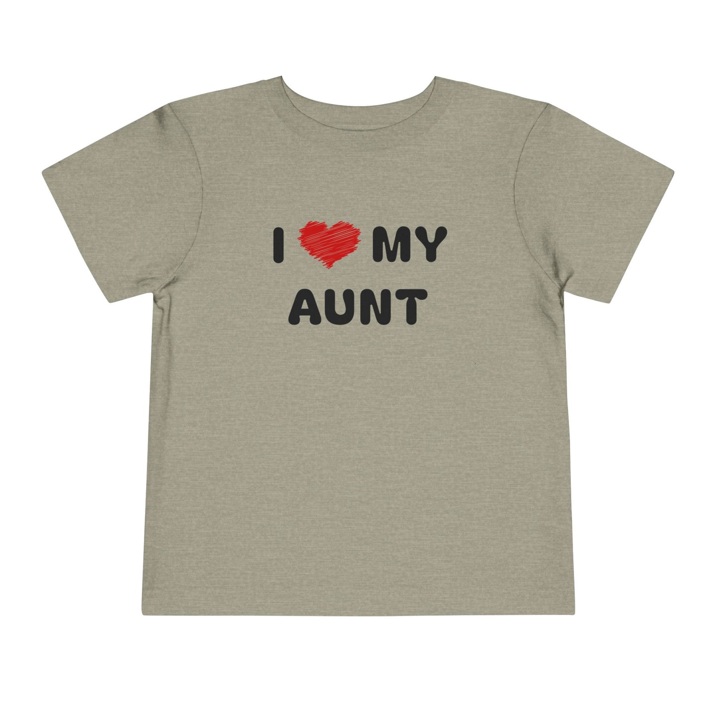 I Love My Aunt Grey Toddler T-Shirt
