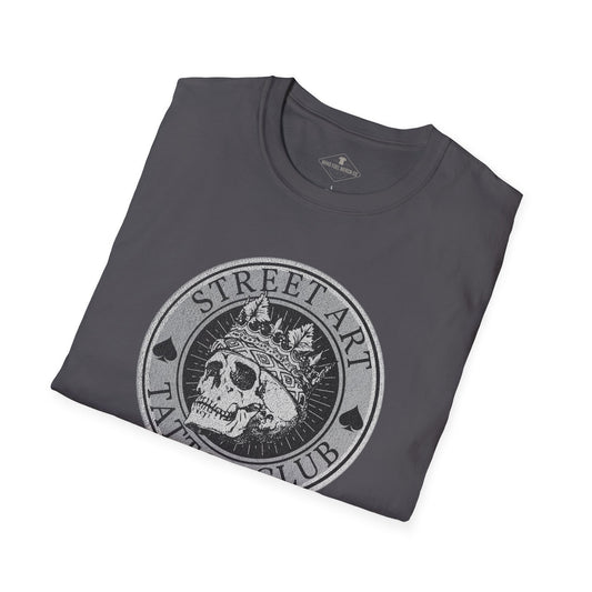 Street Art Tattoo Club Charcoal T-Shirt