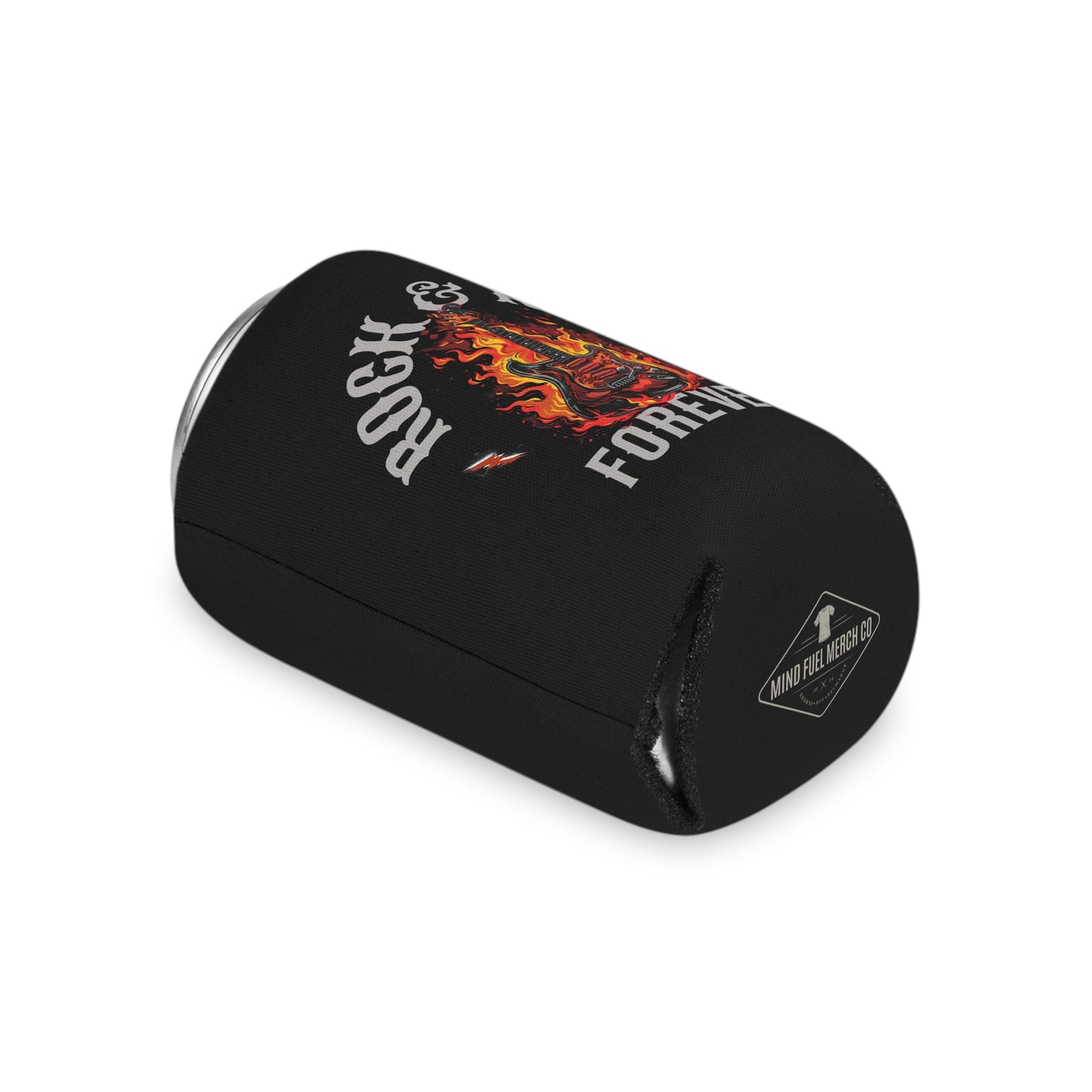 Rock & Roll Forever Black Koozie Can Cooler