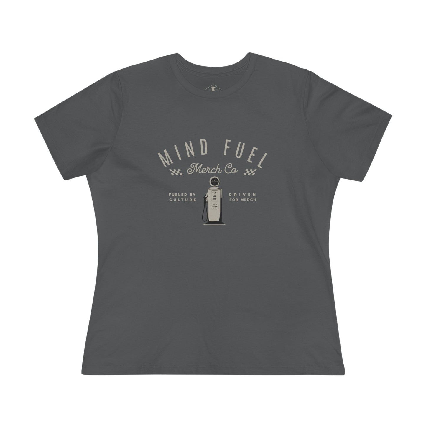 Mind Fuel Merch Charcoal Womens T-Shirt