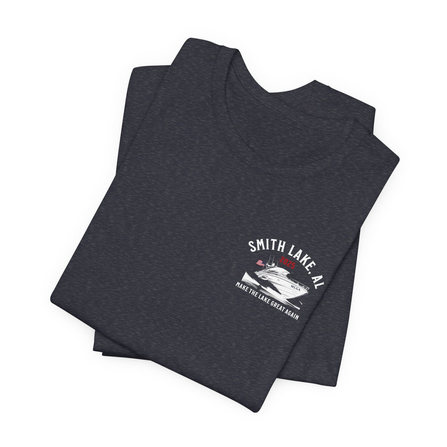 Smith Lake Boat Navy T-Shirt