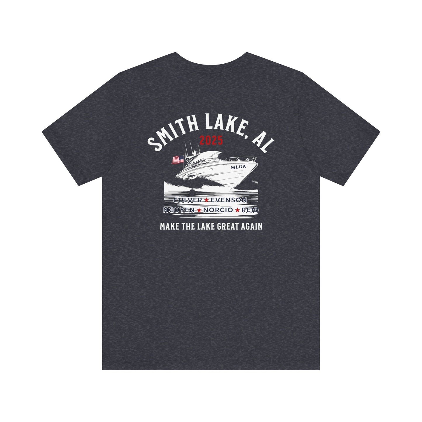 Smith Lake Boat Navy T-Shirt