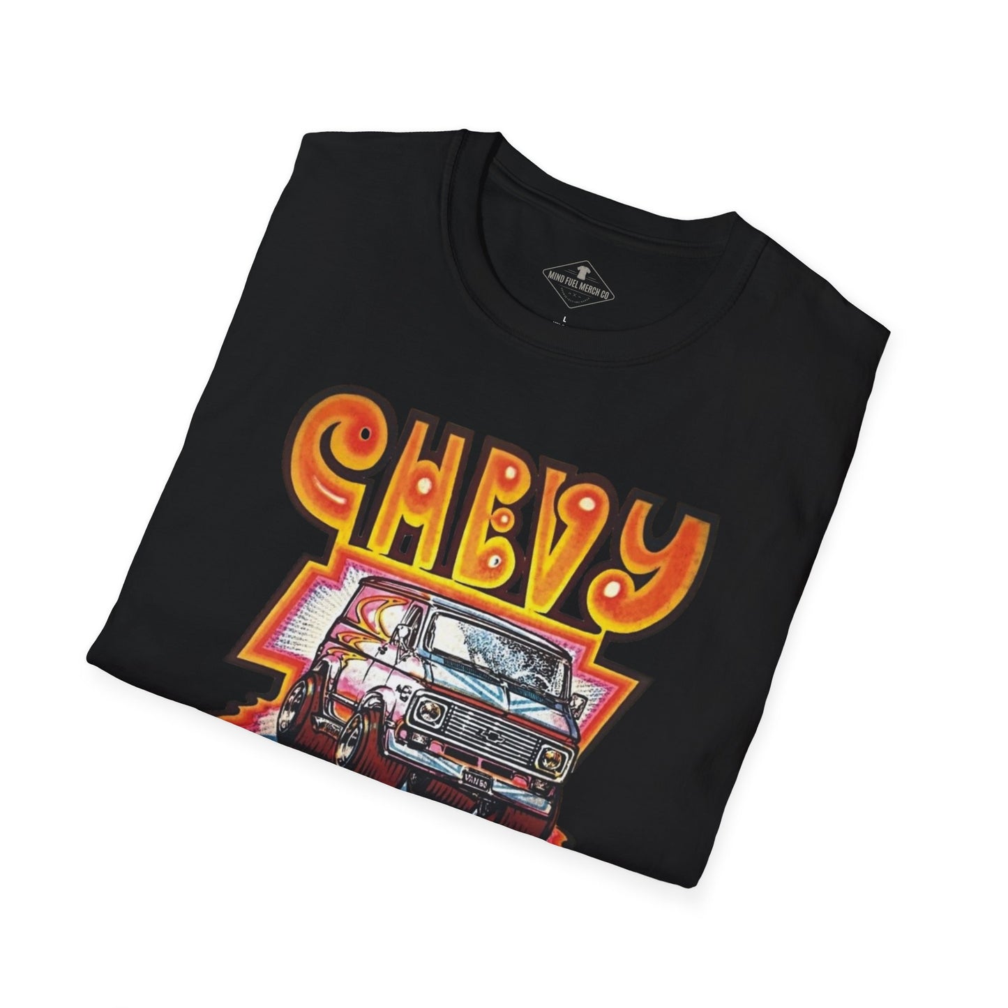 Vintage 1970's Chevy Van Black T-Shirt
