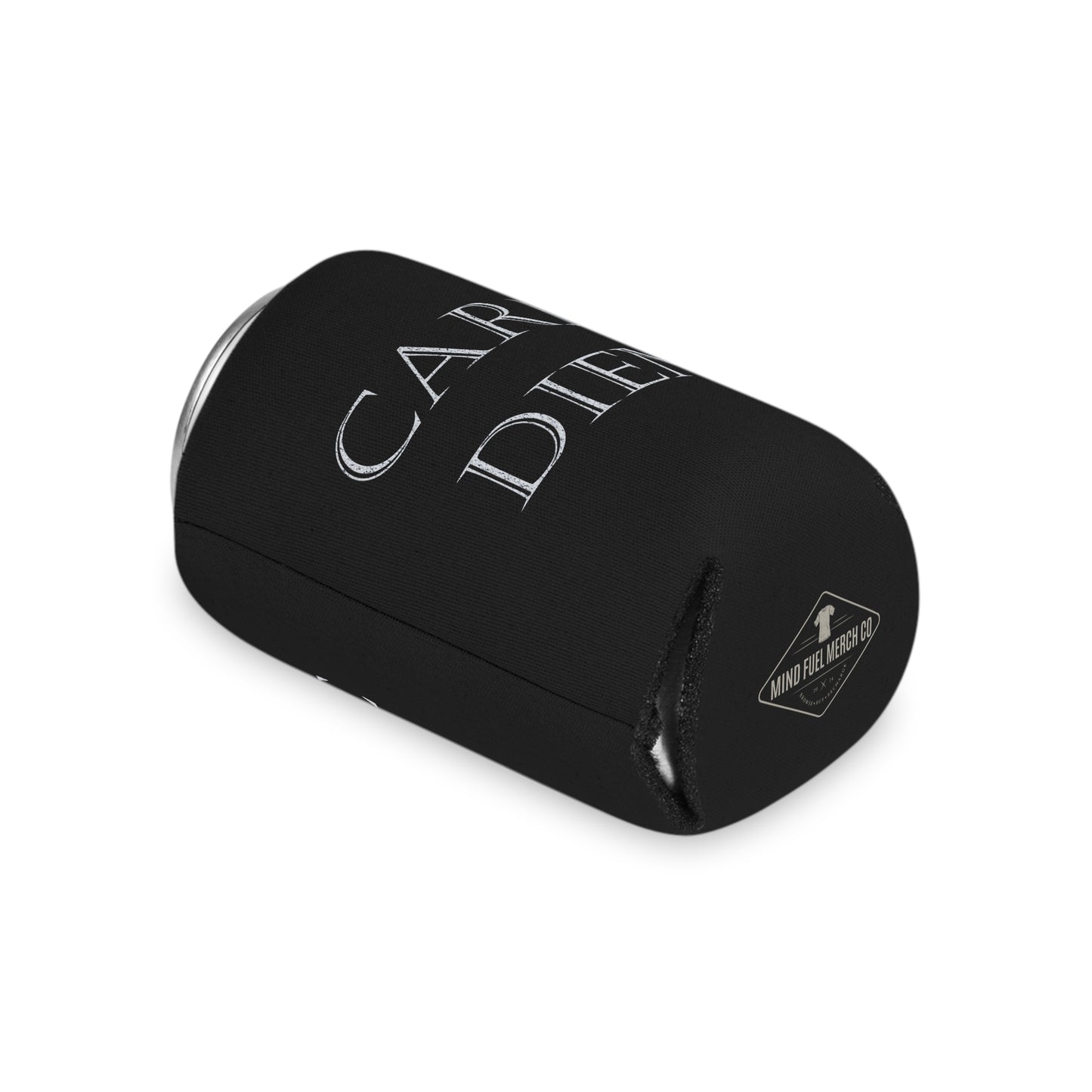 Carpe Diem Black Koozie Can Cooler