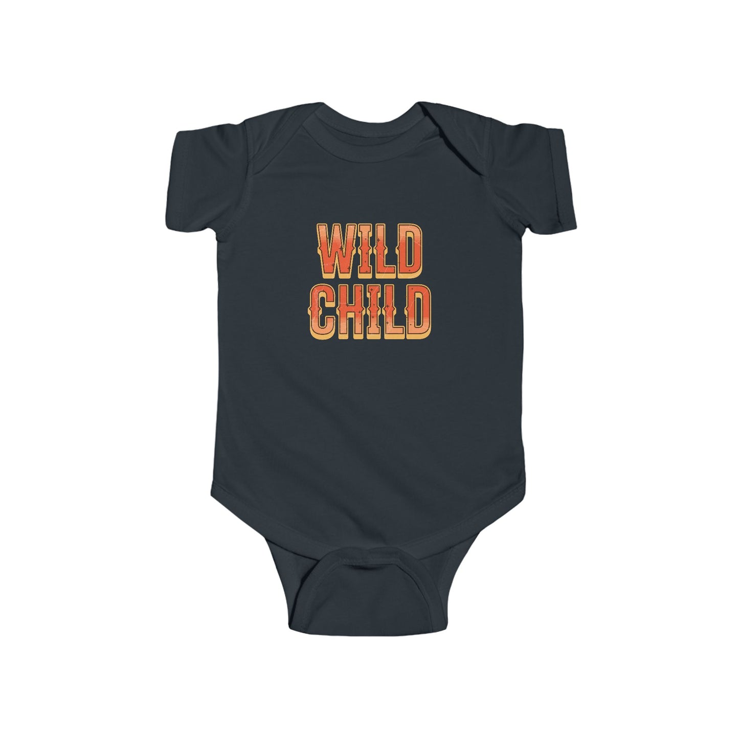 Wild Child Black Baby Bodysuit