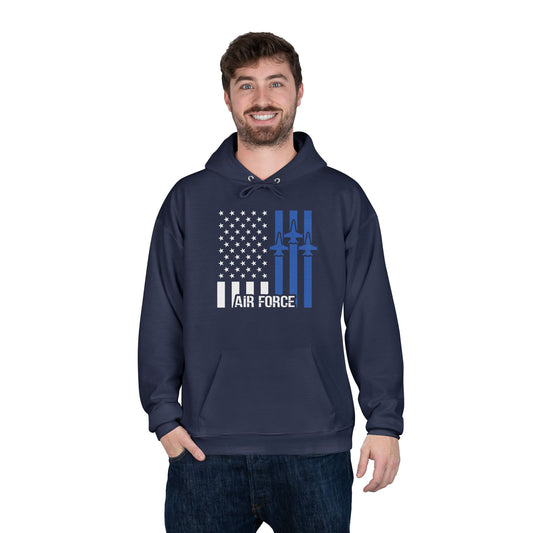 US Air Force Flag Navy Blue Hoodie