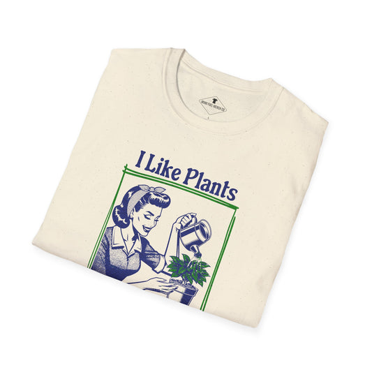 I Like Plants Natural T-Shirt