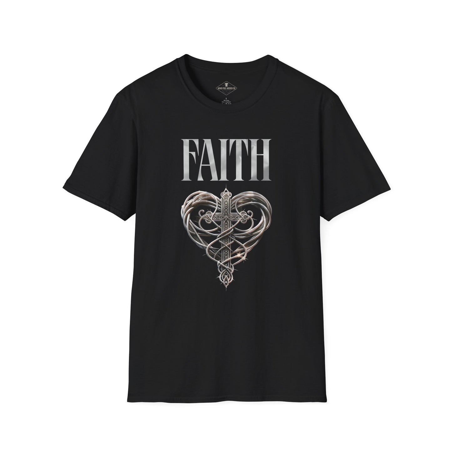 Faith Cross Black T-Shirt
