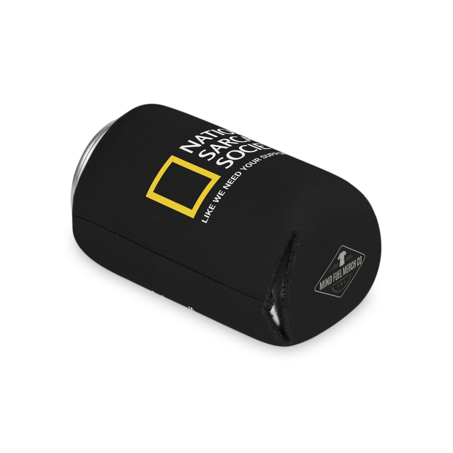 National Sarcastic Society Black Koozie Can Cooler