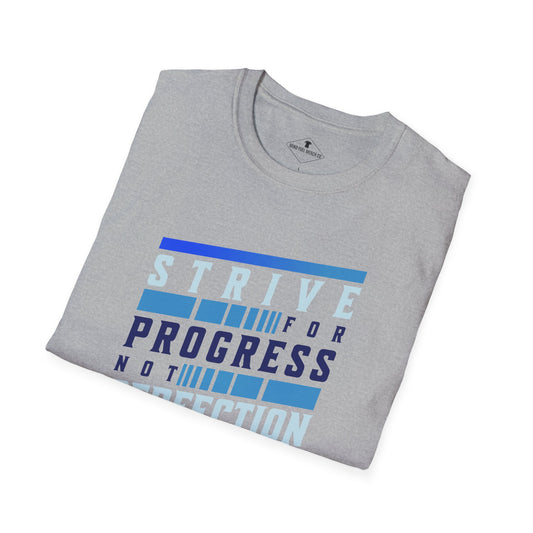 Strive For Progress Grey T-Shirt