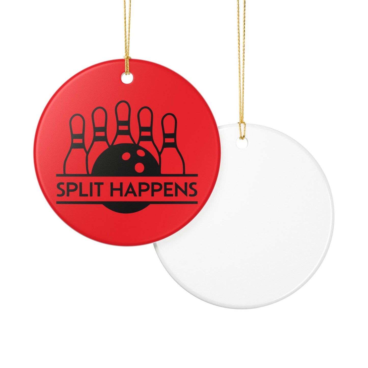 Split Happens Christmas Tree Ornament