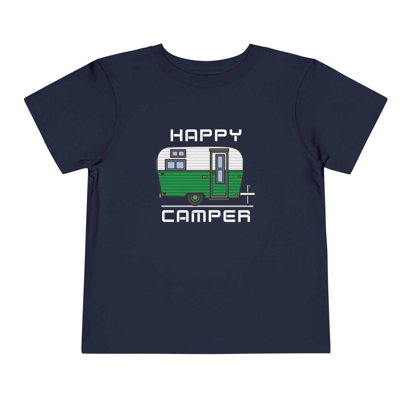Happy Camper Navy Toddler T-Shirt