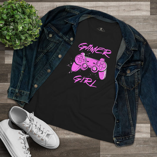 Gamer Girl Black Womens T-Shirt