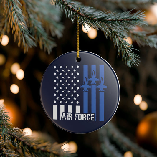Air Force Christmas Tree Ornament