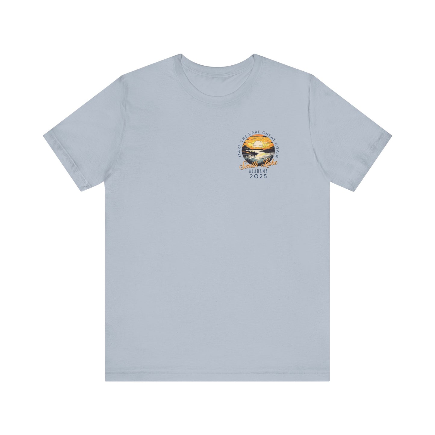 Smith Lake Sunset Light Blue T-Shirt