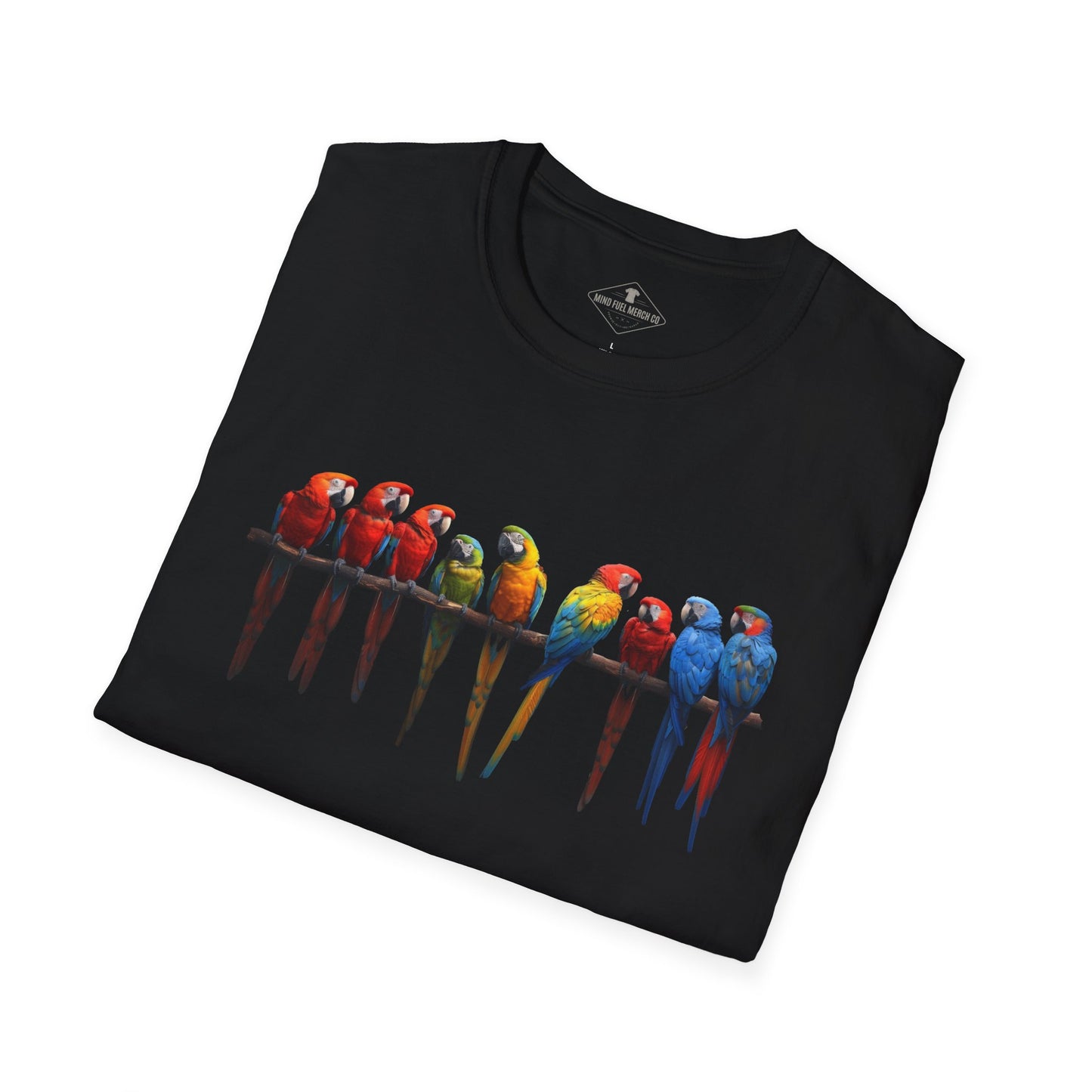 Parrots Black T-Shirt