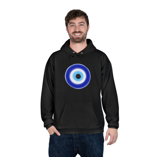 Evil Eye Charm Black Hoodie