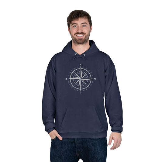 Compass Navy Blue Hoodie
