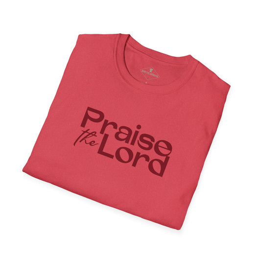 Praise The Lord Heather Red T-Shirt