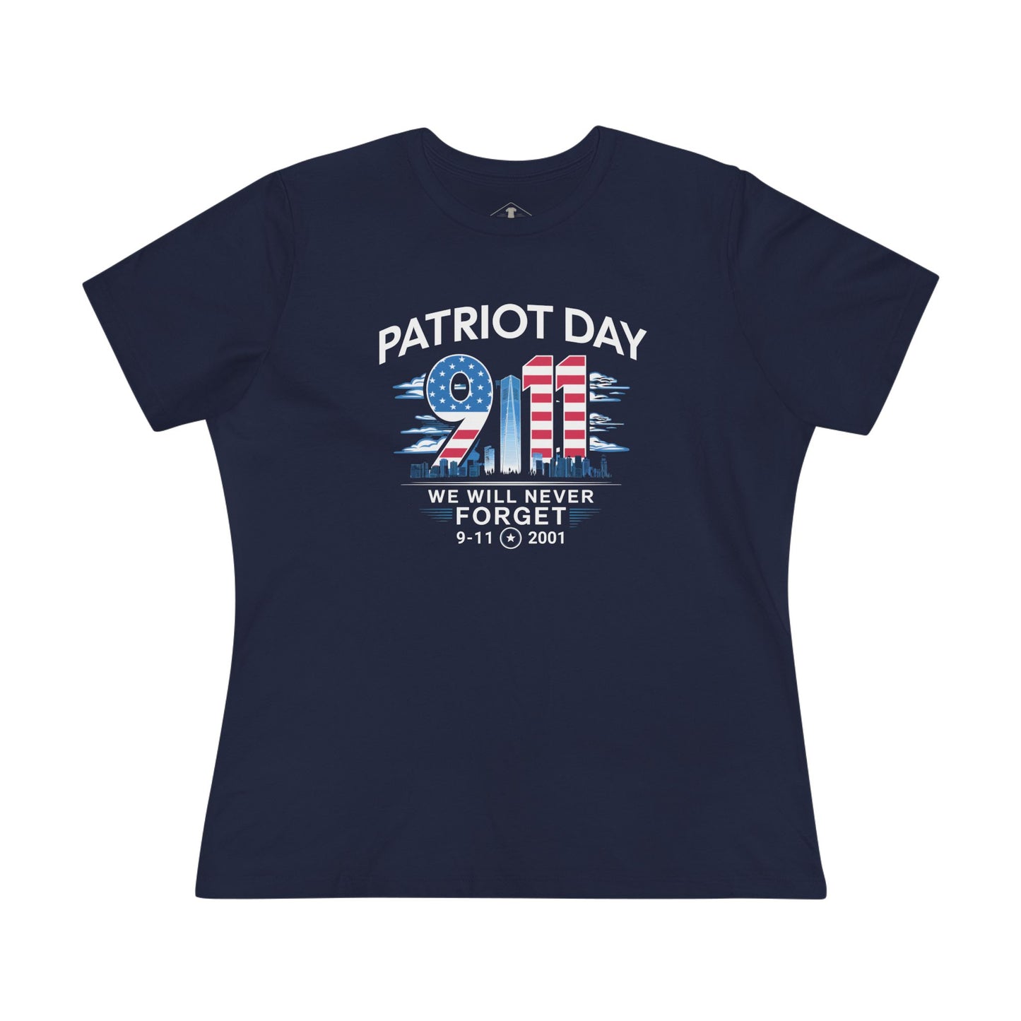 Patriot Day 9-11 Navy Womens T-Shirt