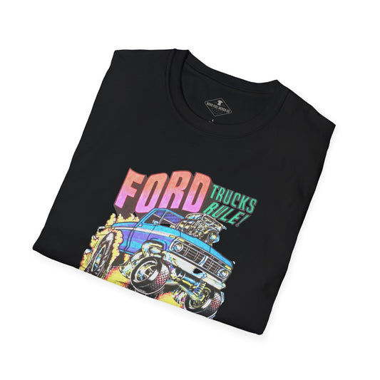 Vintage 1970's Ford Truck Black T-Shirt